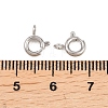 304 Stainless Steel Spring Gate Rings X-STAS-P437-11P-3