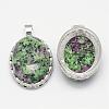 Natural Ruby in Zoisite Pendants G-D851-31-2