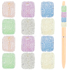 24Pcs 6 Colors Drusy Cube Resin Rhinestone Beads RESI-PA0001-43B-1