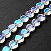 Transparent Glass Beads Strand GLAA-F112-03G-1