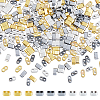 300Pcs 3 Colors Electroplated Non-magnetic Synthetic Hematite Bead G-DC0001-44-1