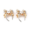 Brass Micro Pave Cubic Zirconia Pendants KK-L250-01GP-1