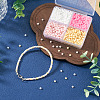 2132Pcs 4 Colors 8/0 Opaque Glass Seed Beads SEED-TADJ0001-03-5