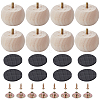 Wood Furniture Legs LS-FIND-WH0139-966B-1