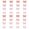 8Pcs Bowknot Decoration Paper Flag Banners AJEW-DC0003-25-1