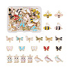 Cheriswelry 44Pcs 22 Style Alloy Enamel Charms ENAM-CW0001-09-2