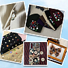 100Pcs 5 Styles Natural Shell Buttons BUTT-CY0001-29-5