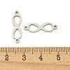 Non-Tarnish 201 Stainless Steel Connector Charms STAS-M015-17P-3