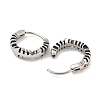 316 Surgical Stainless Steel Hoop Earrings EJEW-D096-09P-AS-2