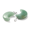 Natural Green Aventurine Pendants G-Z022-02M-3