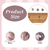 Natural Pink Zebra Jasper Beads G-OC0001-22-6mm-2