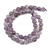 Natural Amethyst Beads Strands G-M445-8MM-01C-8