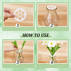 12Pcs 6 Styles Acrylic Mason Can Breeding Top Findings FIND-NB0006-60-3