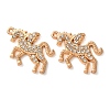 Alloy Rhinestone Pendants RB-CBAA987-03KCG-1