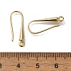 Brass Earring Hooks X-KK-H502-15G-3