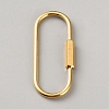 Brass Locking Carabiner KK-WH0001-33B-1