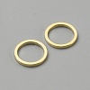 Brass Linking Rings KK-WH0056-75D-G-2