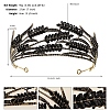 Alloy Rhinestone Hair Bands  for Woman Girls PW-WGA69DD-22-1