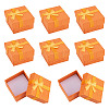 Square Paper Jewelry Ring Gift Boxes with Bowknot CON-TAC0010-80A-2