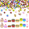 80G Handmade Polymer Clay Beads CLAY-TA0001-63-1