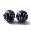 Plating Acrylic Beads KY-WH0046-04F-2
