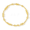 Bohemia Brass Round Beaded Stretch Bracelets TK0566-20-1