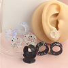 4 Pairs 4 Colors Silicone Ear Gauges WG56CA4-07-2