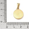 Textured 304 Stainless Steel Pendants STAS-A140-02G-5-3