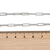 Non-Tarnish Unisex 304 Stainless Steel Paperclip Chain Necklaces NJEW-H215-04P-2