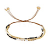 Bohemian Glass Seed Bead Double Layers Bracelets LS-TJ8645-5-1