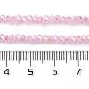 Baking Electroplate Glass Beads Strands DGLA-A039-J4mm-B16-4