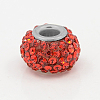 Resin Rhinestone European Beads MPDL-J018-10P-2