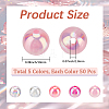 5 Colors Transparent Acrylic Beads MACR-PA0001-03C-02-2