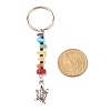 Natural & Synthetic Gemstone Beaded Keychains KEYC-JKC00303-6