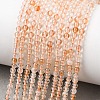 Heated Natural Citrine Beads Strands G-H358-A14-3mm-01-2