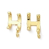 Brass Stud Earring Findings KK-F891-10G-1