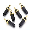 Synthetic Blue Goldstone Double Terminated Pointed Pendants G-G902-C12-1