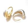 Rack Plating Brass Cuff Earring EJEW-C101-13GP-2