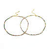Brass Tennis Necklaces NJEW-I104-14G-1