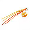 Polyester Pendant Keychains KEYC-TADJ0001-06C-1