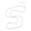 Brass Multi-strand Necklaces for Women NJEW-Q344-03S-1