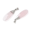 Natural Rose Quartz Pendants GG-CBA9F30-03P-07-2