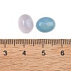 Natural Blue Agate Cabochons G-G350-06B-3