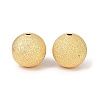 Textured Brass Beads KK-F931-31B-G-1