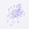 Transparent Resin Rhinestone Cabochons MRMJ-T047-14D-2