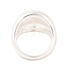 Ion Plating(IP) 304 Stainless Steel Wide Finger Rings for Women RJEW-S414-04B-S-3