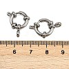 304 Stainless Steel Spring Ring Clasps STAS-B095-02P-01-3