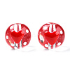 Transparent Handmade Lampwork Beads LAMP-T011-31B-2