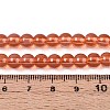 Baking Paint Glass Beads Strands X-DGLA-Q023-6mm-DB28-4