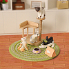 2 Sets 40Pcs Mini Wood Floor Sticker DIY-GO0002-34-5